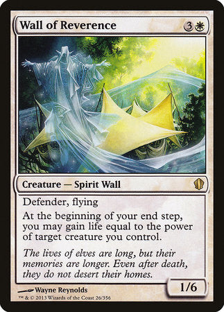 Wall of Reverence [Commander 2013] | Enigma On Main