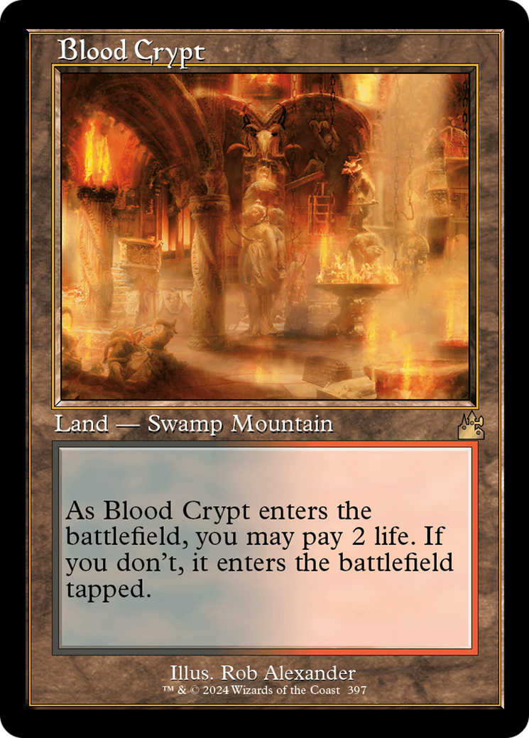 Blood Crypt (Retro) [Ravnica Remastered] | Enigma On Main