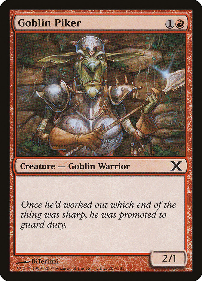 Goblin Piker [Tenth Edition] | Enigma On Main