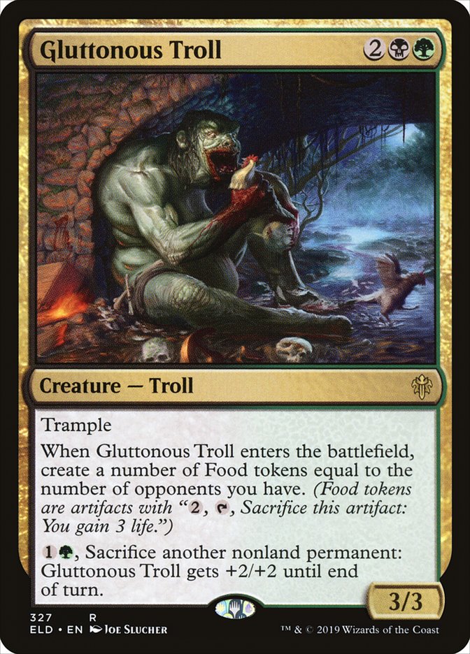 Gluttonous Troll [Throne of Eldraine] | Enigma On Main
