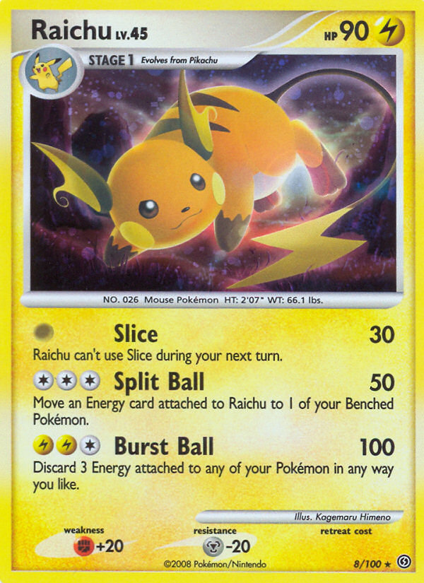 Raichu (8/100) [Diamond & Pearl: Stormfront] | Enigma On Main