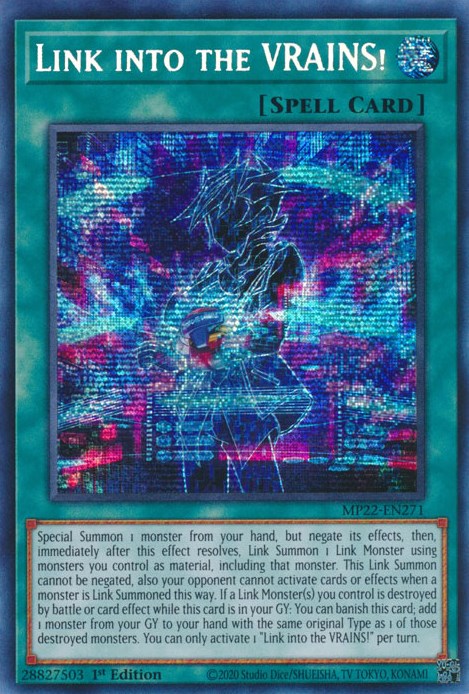 Link into the VRAINS! [MP22-EN271] Prismatic Secret Rare | Enigma On Main