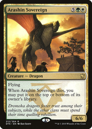 Arashin Sovereign [Dragons of Tarkir] | Enigma On Main