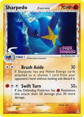 Sharpedo (53/110) (Delta Species) (Stamped) [EX: Holon Phantoms] | Enigma On Main