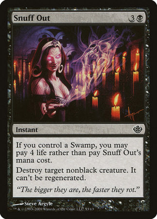 Snuff Out [Duel Decks: Garruk vs. Liliana] | Enigma On Main