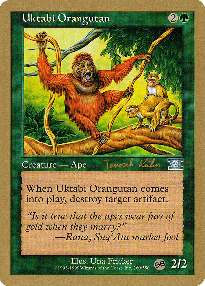 Uktabi Orangutan (Janosch Kuhn) (SB) [World Championship Decks 2000] | Enigma On Main