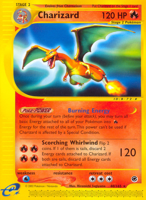 Charizard (40/165) [Expedition: Base Set] | Enigma On Main