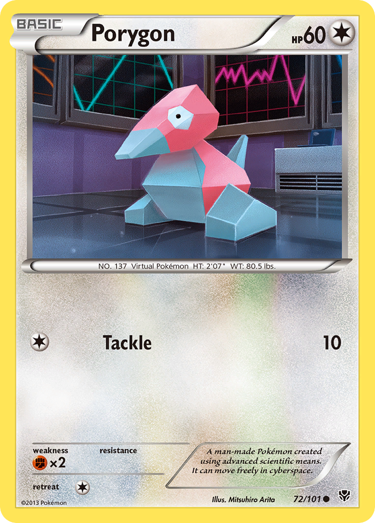 Porygon (72/101) [Black & White: Plasma Blast] | Enigma On Main