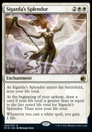 Sigarda's Splendor (Promo Pack) [Innistrad: Midnight Hunt Promos] | Enigma On Main