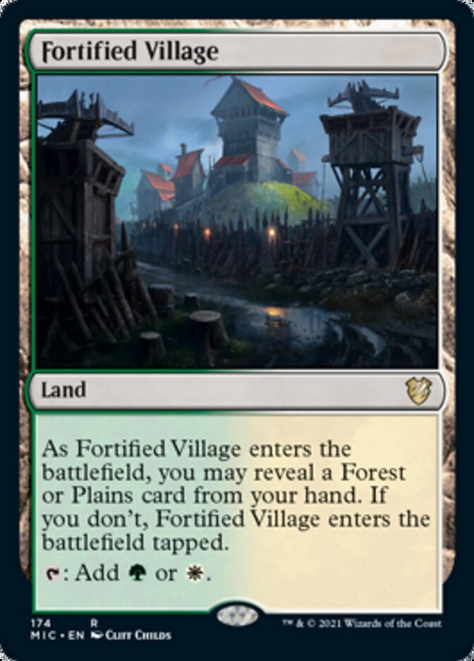 Fortified Village [Innistrad: Midnight Hunt Commander] | Enigma On Main