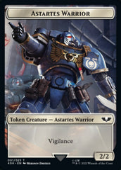 Astartes Warrior (001) // Cherubael Double-Sided Token [Universes Beyond: Warhammer 40,000 Tokens] | Enigma On Main