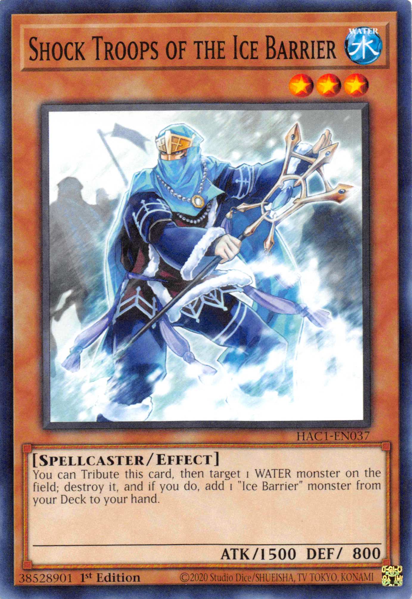 Shock Troops of the Ice Barrier [HAC1-EN037] Common | Enigma On Main