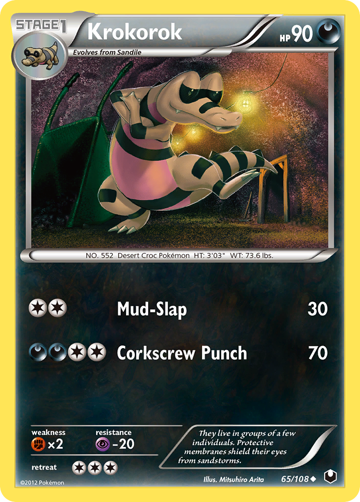 Krokorok (65/108) [Black & White: Dark Explorers] | Enigma On Main