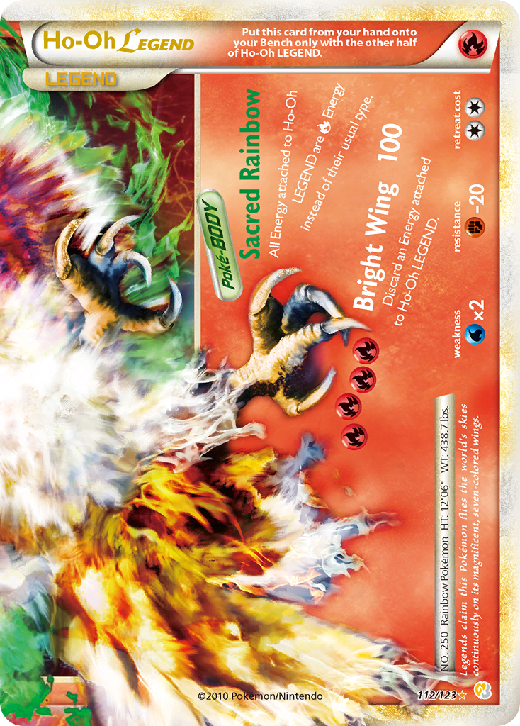 Ho-Oh LEGEND (112/123) [HeartGold & SoulSilver: Base Set] | Enigma On Main