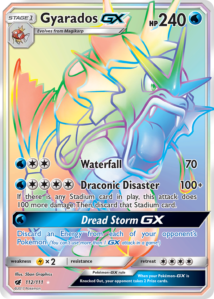 Gyarados GX (112/111) [Sun & Moon: Crimson Invasion] | Enigma On Main