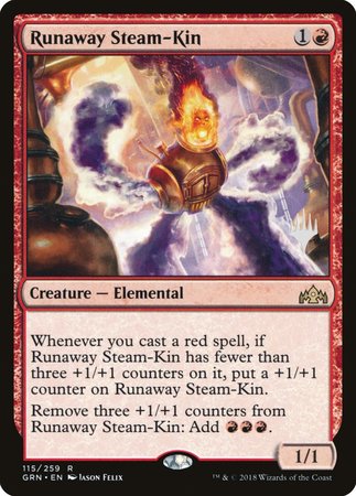 Runaway Steam-Kin [Guilds of Ravnica Promos] | Enigma On Main