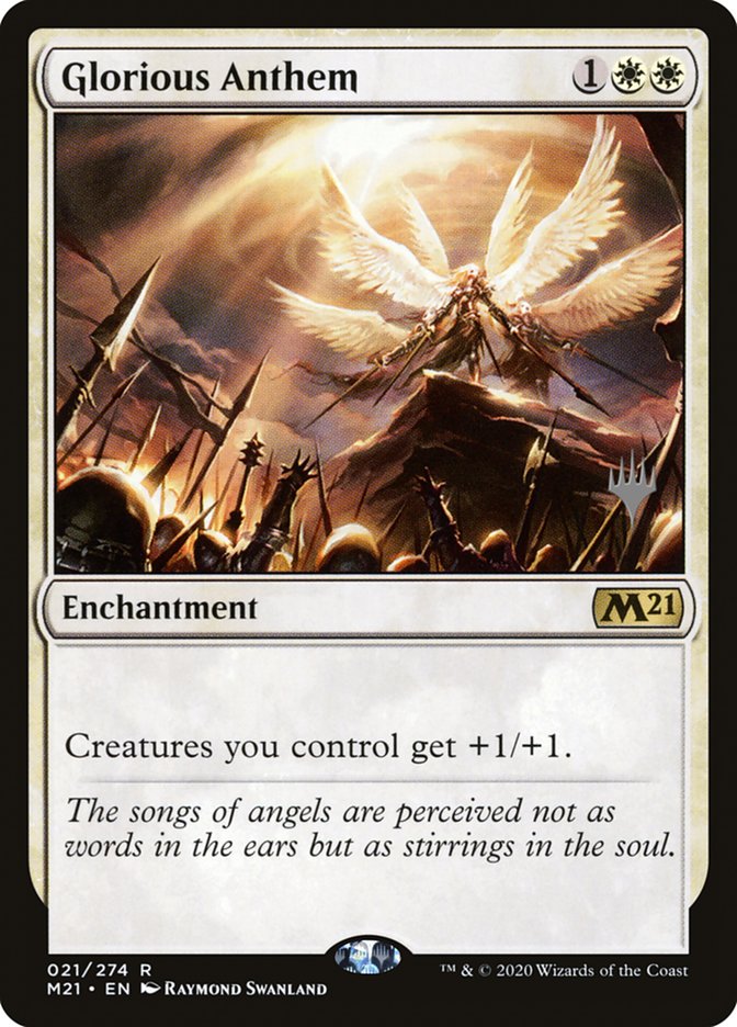 Glorious Anthem (Promo Pack) [Core Set 2021 Promos] | Enigma On Main