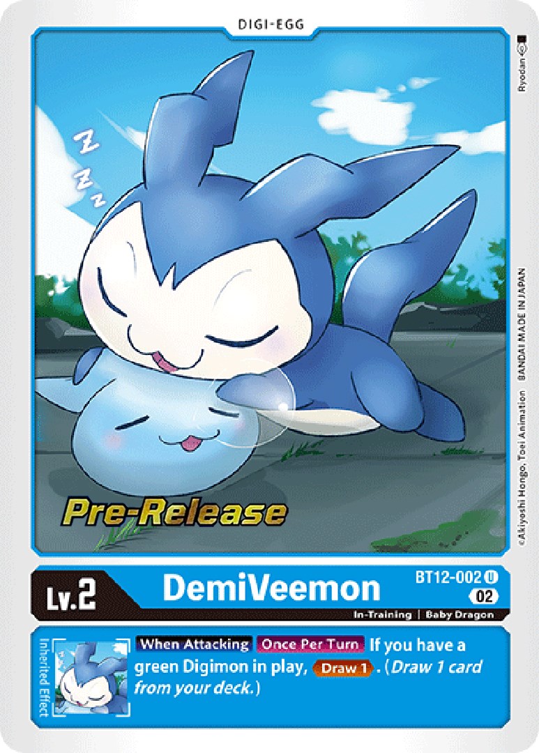 DemiVeemon [BT12-002] [Across Time Pre-Release Cards] | Enigma On Main