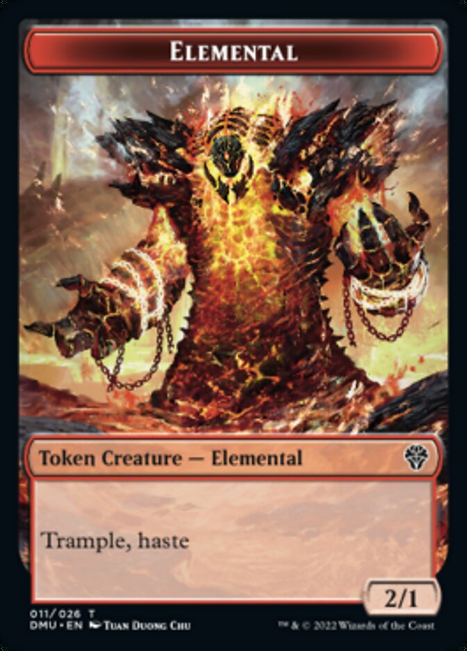 Elemental Token [Dominaria United Tokens] | Enigma On Main