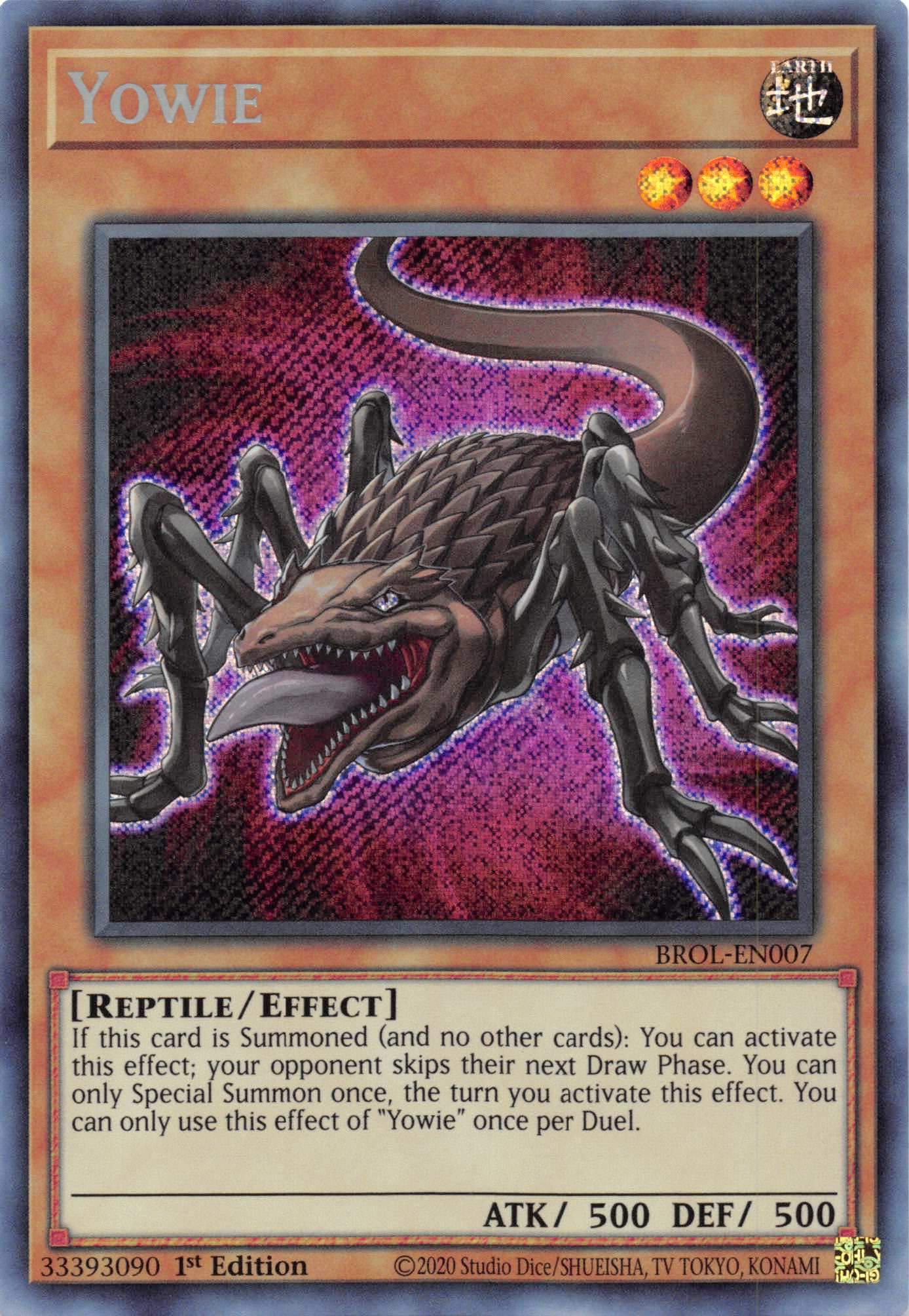 Yowie [BROL-EN007] Secret Rare | Enigma On Main