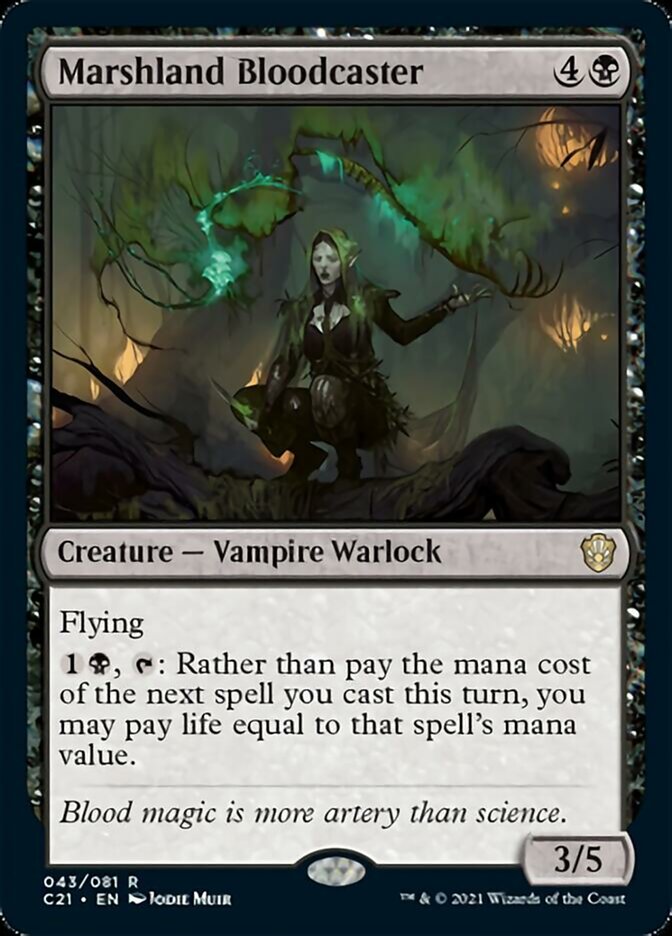 Marshland Bloodcaster [Commander 2021] | Enigma On Main