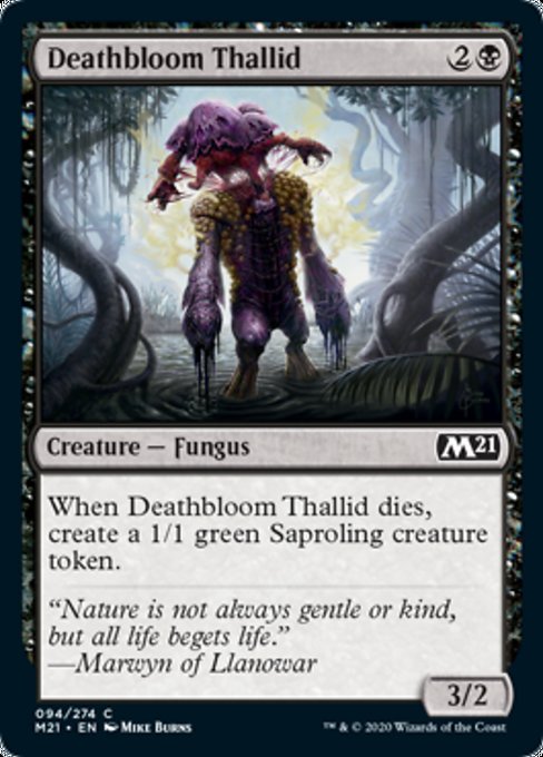 Deathbloom Thallid [Core Set 2021] | Enigma On Main