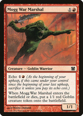 Mogg War Marshal [Modern Masters] | Enigma On Main