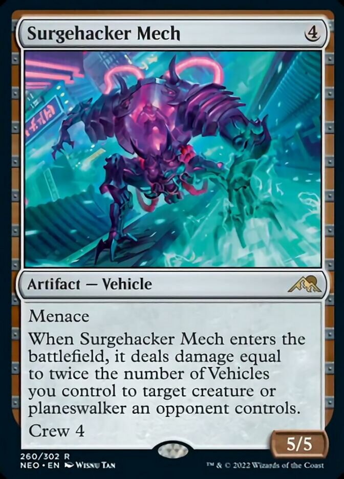 Surgehacker Mech [Kamigawa: Neon Dynasty] | Enigma On Main
