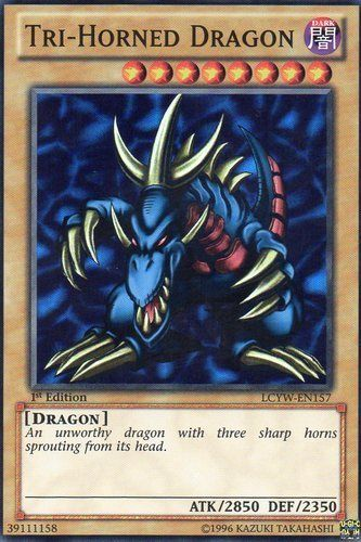 Tri-Horned Dragon [LCYW-EN157] Super Rare | Enigma On Main