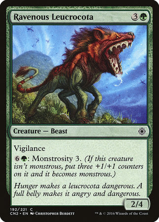 Ravenous Leucrocota [Conspiracy: Take the Crown] | Enigma On Main