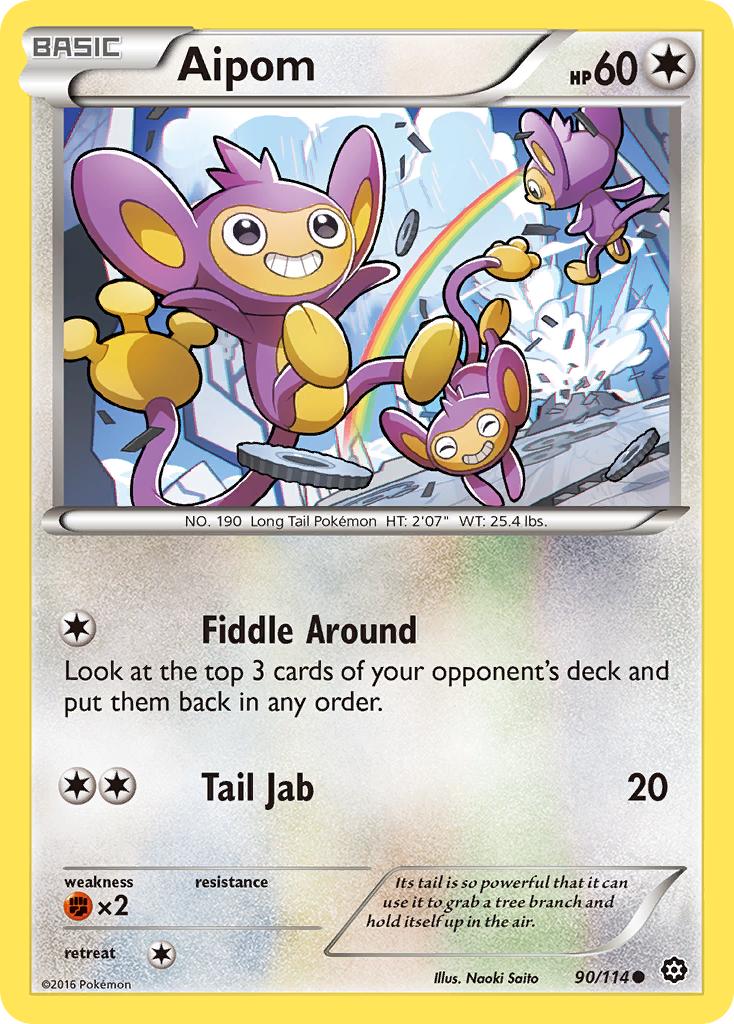 Aipom (90/114) [XY: Steam Siege] | Enigma On Main