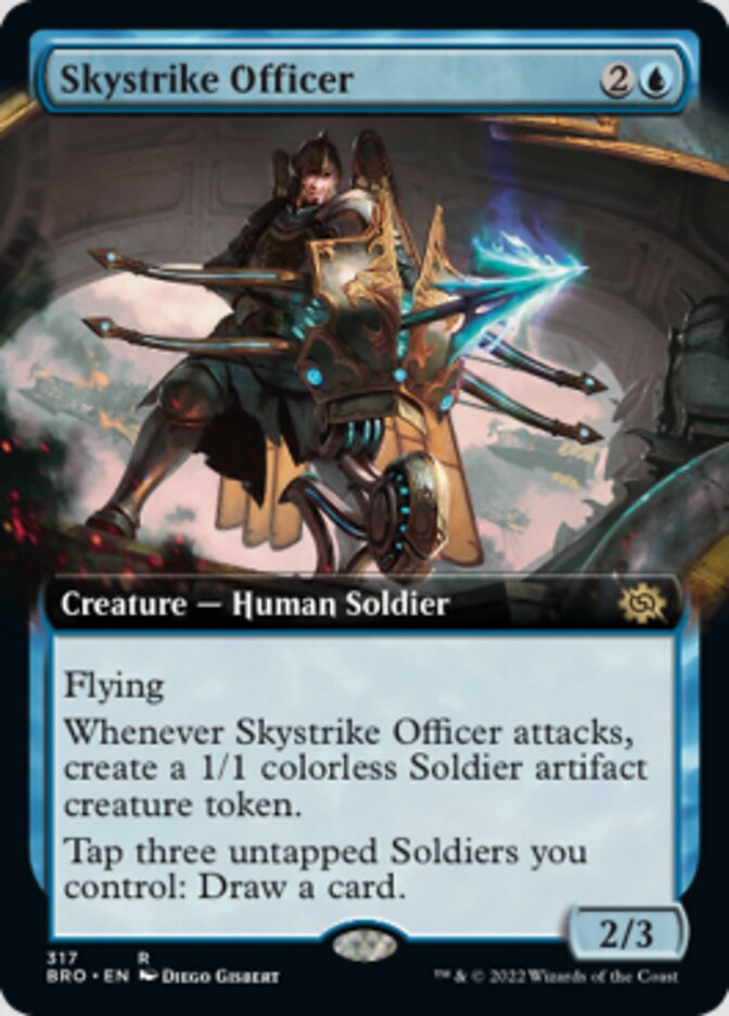 Skystrike Officer (Extended Art) [The Brothers' War] | Enigma On Main