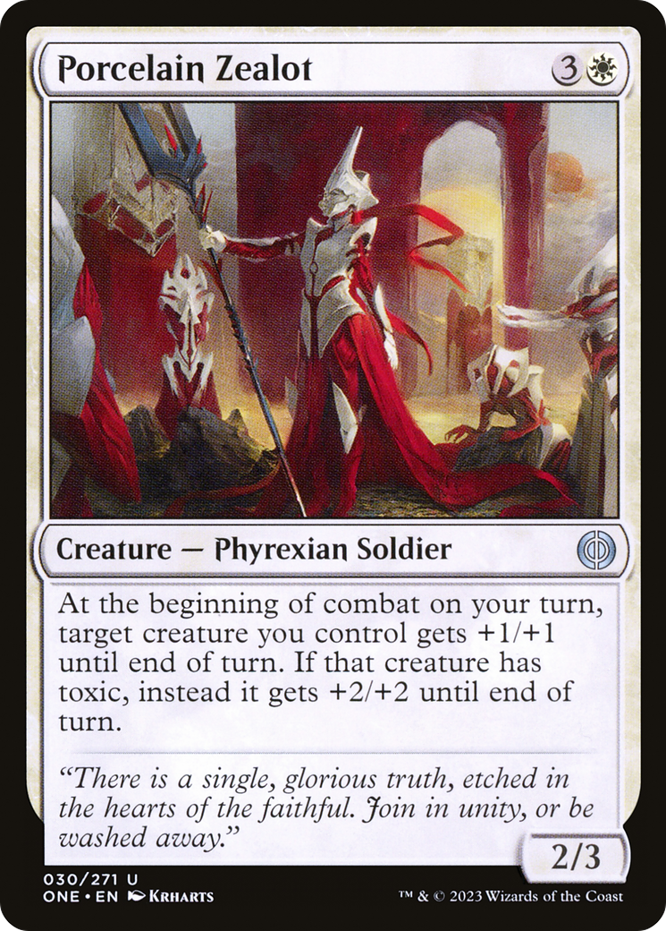 Porcelain Zealot [Phyrexia: All Will Be One] | Enigma On Main