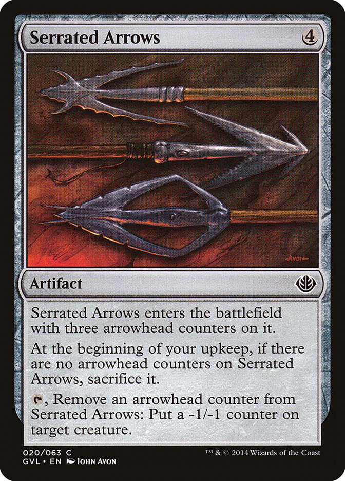 Serrated Arrows (Garruk vs. Liliana) [Duel Decks Anthology] | Enigma On Main