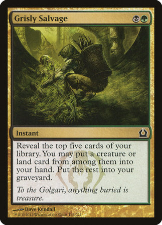 Grisly Salvage [Return to Ravnica] | Enigma On Main