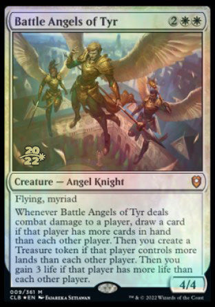 Battle Angels of Tyr [Commander Legends: Battle for Baldur's Gate Prerelease Promos] | Enigma On Main