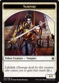 Vampire // Treasure Double-sided Token [Ixalan Tokens] | Enigma On Main