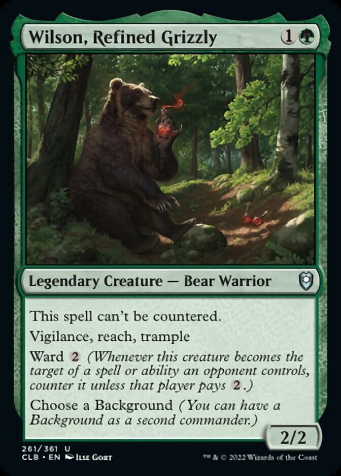 Wilson, Refined Grizzly [Commander Legends: Battle for Baldur's Gate] | Enigma On Main