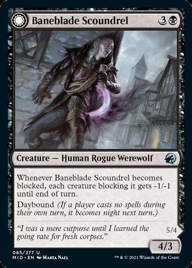 Baneblade Scoundrel // Baneclaw Marauder [Innistrad: Midnight Hunt] | Enigma On Main