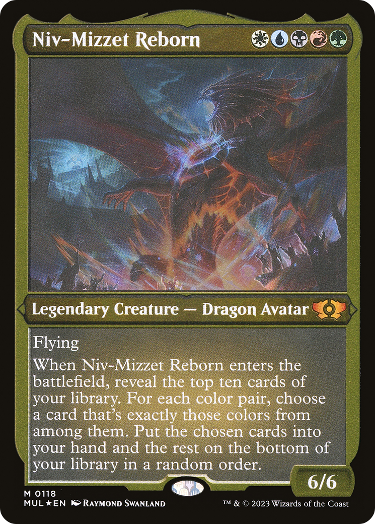 Niv-Mizzet Reborn (Foil Etched) [Multiverse Legends] | Enigma On Main