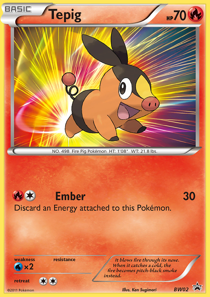 Tepig (BW02) [Black & White: Black Star Promos] | Enigma On Main