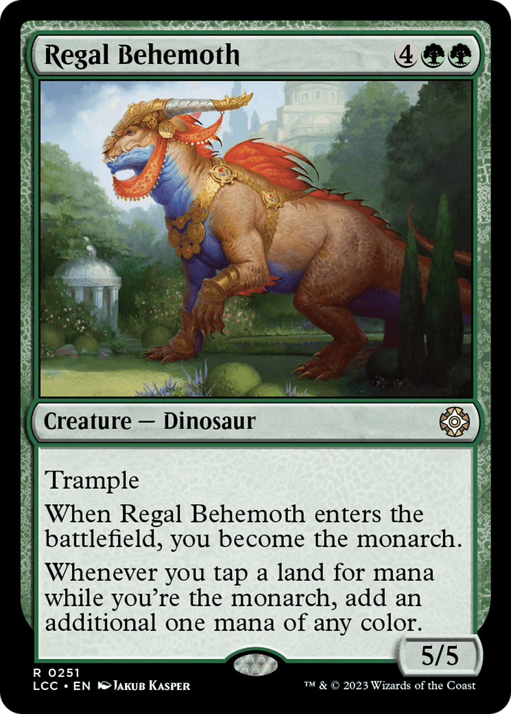 Regal Behemoth [The Lost Caverns of Ixalan Commander] | Enigma On Main