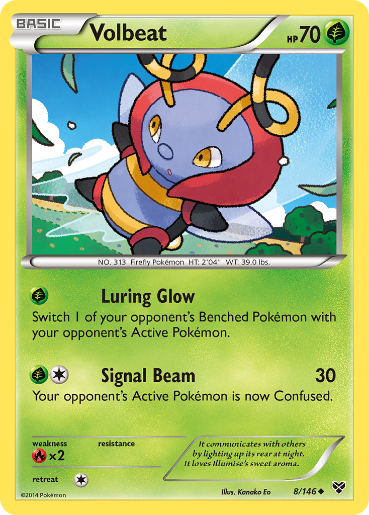 Volbeat (8/146) [XY: Base Set] | Enigma On Main