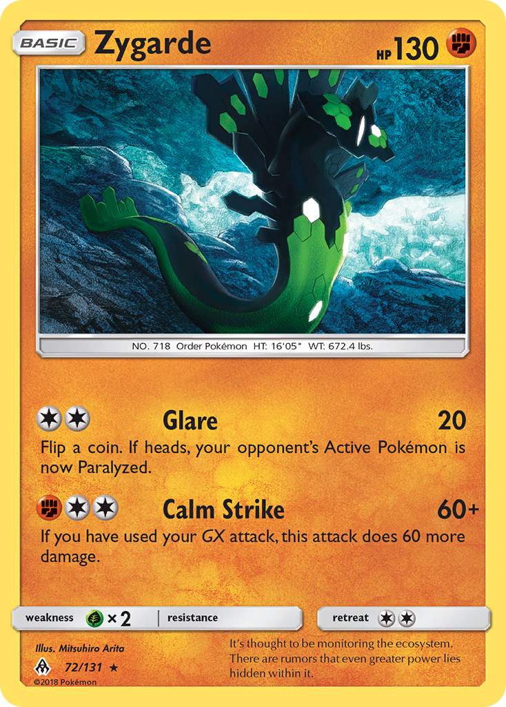 Zygarde (72/131) [Sun & Moon: Forbidden Light] | Enigma On Main