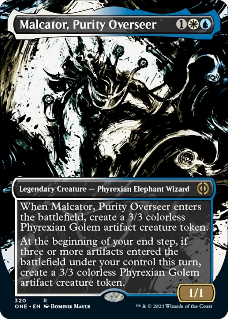 Malcator, Purity Overseer (Borderless Ichor) [Phyrexia: All Will Be One] | Enigma On Main