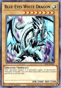 Blue-Eyes White Dragon (Green) [LDS2-EN001] Ultra Rare | Enigma On Main