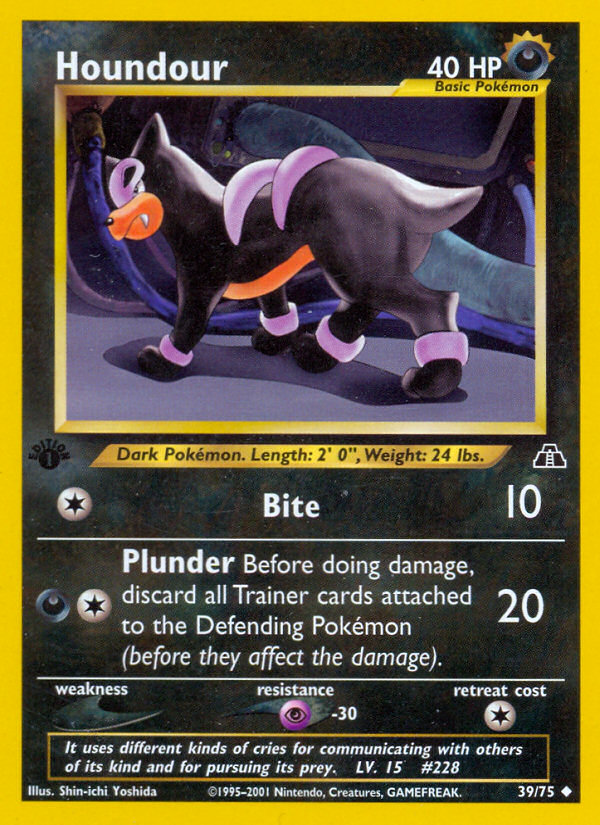 Houndour (39/75) [Neo Discovery 1st Edition] | Enigma On Main