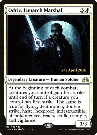 Odric, Lunarch Marshal [Shadows over Innistrad Promos] | Enigma On Main