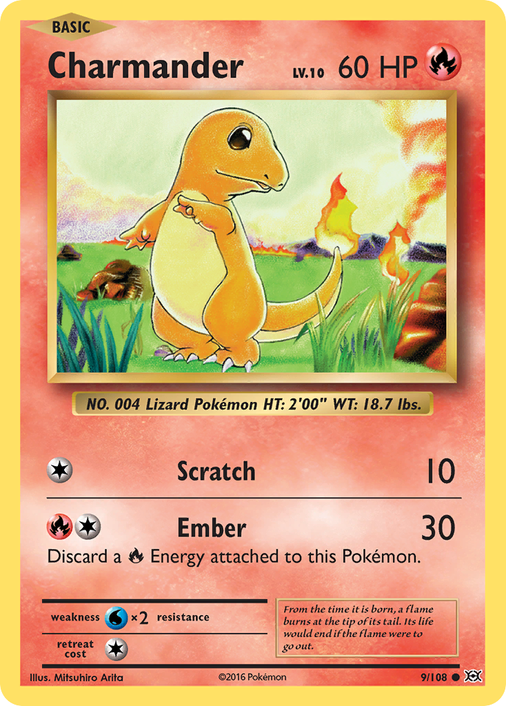 Charmander (9/108) [XY: Evolutions] | Enigma On Main