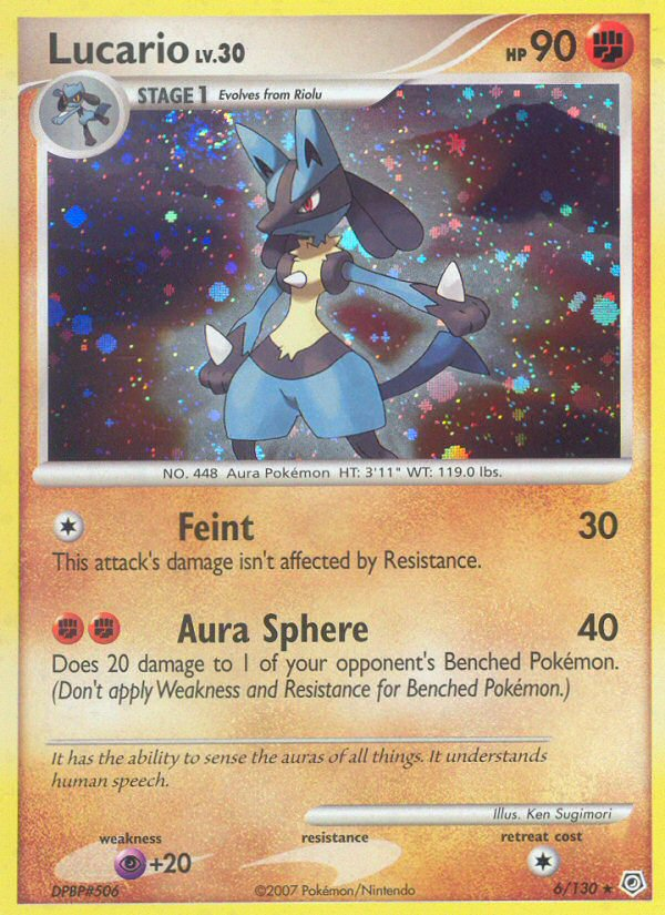 Lucario (6/130) [Diamond & Pearl: Base Set] | Enigma On Main